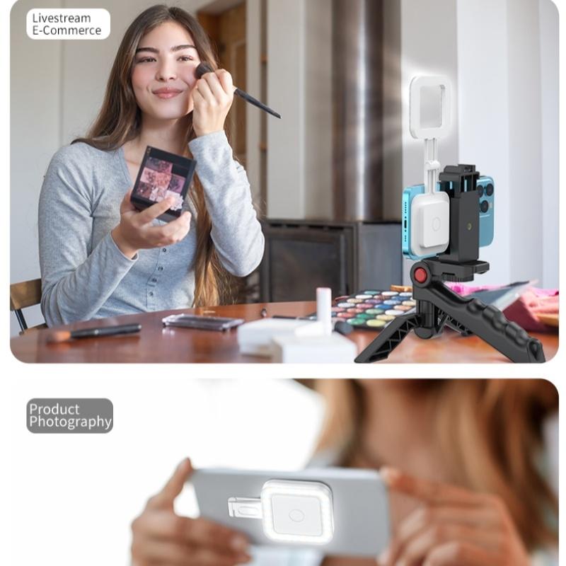 Portable Magnetic Selfie Light for Live Streaming and Skin Beauty - White 7