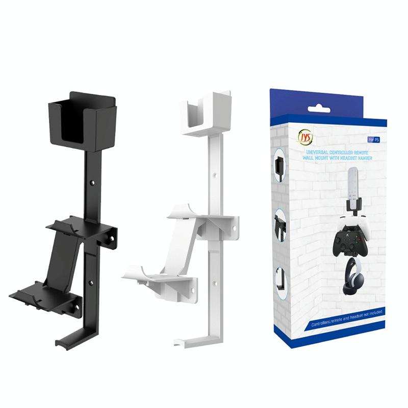 Multi-platform Earphone Wall Hook with Remote Control for Gaming Consoles - Black 8