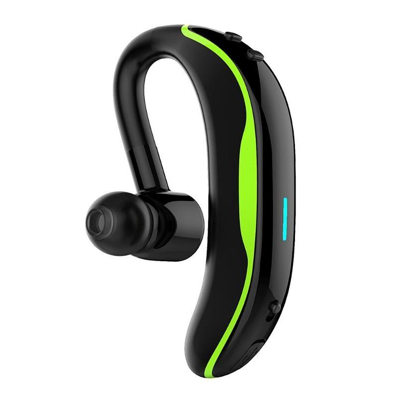 Wireless Ear-hook Bluetooth Earphone with Mic - Car Handsfree - Black Red