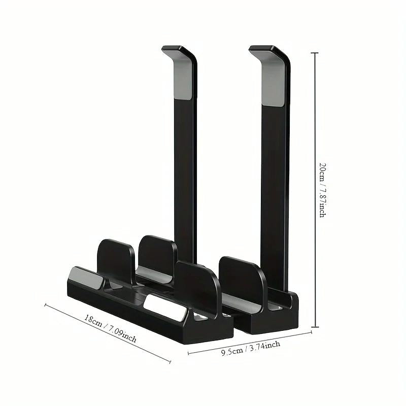 Versatile Laptop Stand with Storage and Cooling - Desktop Heightening Rack - White 8