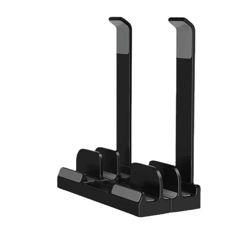 Versatile Laptop Stand with Storage and Cooling - Desktop Heightening Rack - White 11