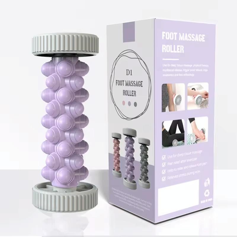 Plantar Fascia Roller For Home Fitness Muscle Relaxation Tool - Purple 7