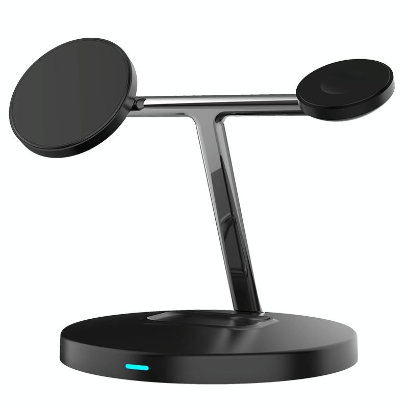 3 In 1 Magnetic Wireless Charger For Mobile Devices - White 13