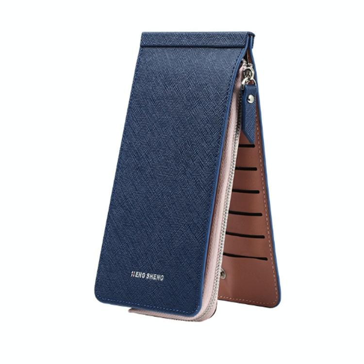 Ultra Thin Multi Card Wallet Multi Function Card Holder - Dark Blue 9