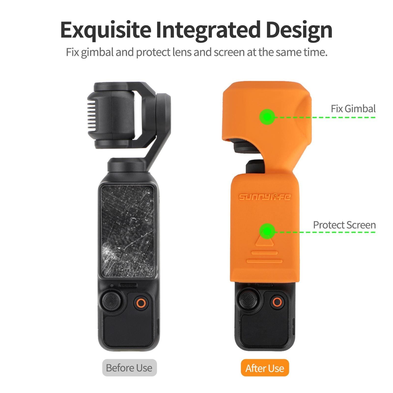 Silicone Protective Case for Dji Pocket 3 - Red 5