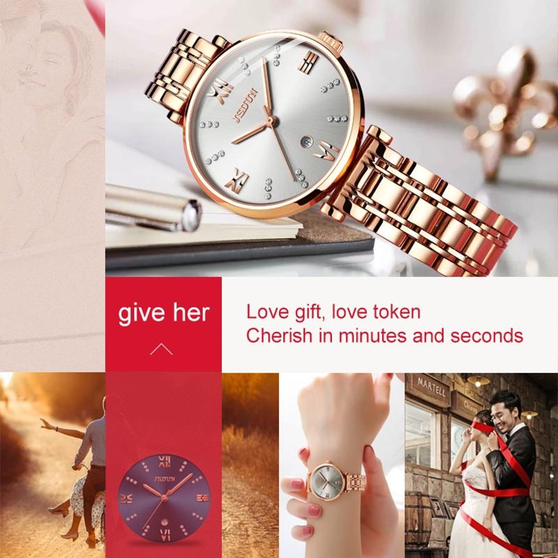 Stylish Waterproof Quartz Watch for Women - Ultra-thin Design - White 9