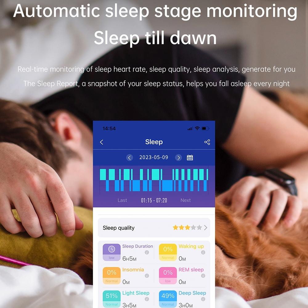 1.91 Inch Ip67 Waterproof Silicone Band Smart Watch Support Ecg / Non-Invasive Blood Glucose Measurement - Blue 13