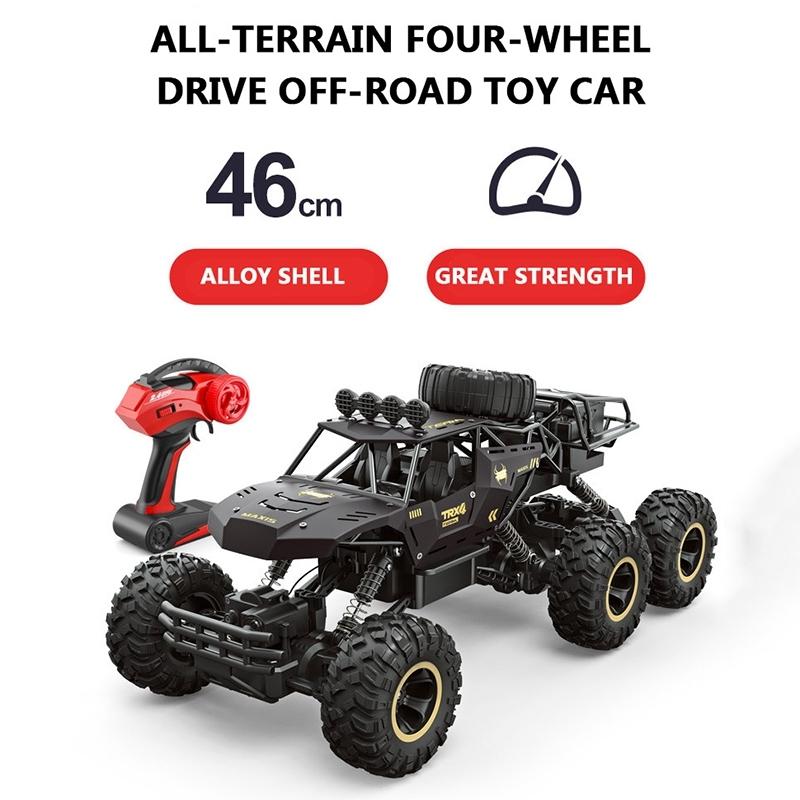 4wd Oversized Alloy Six Wheel Vehicle Rc Car - Gold 4