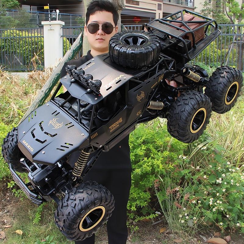 4wd Oversized Alloy Six Wheel Vehicle Rc Car - Gold 9