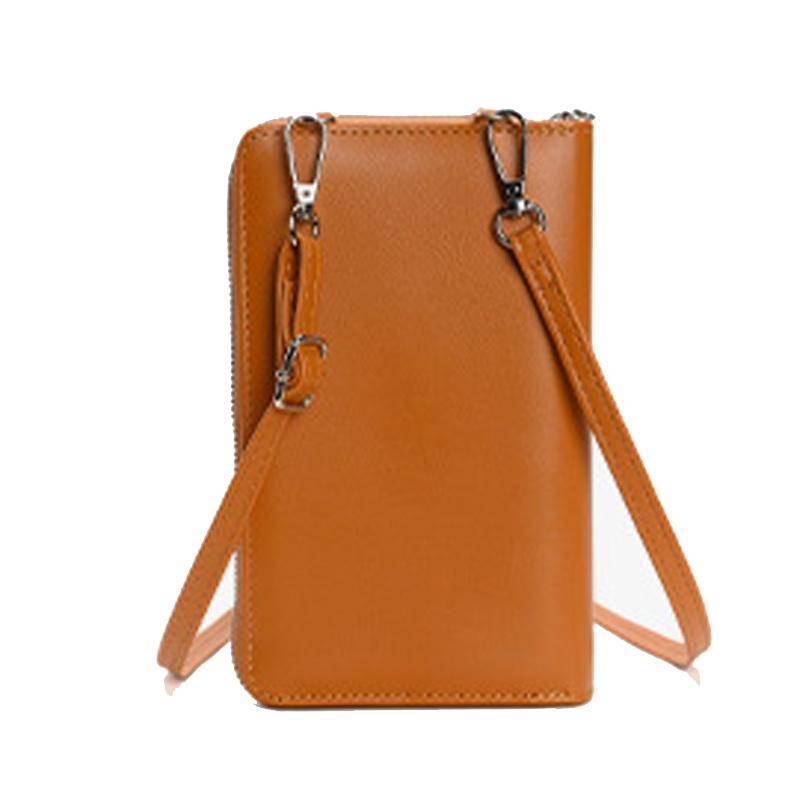 Women Crossbody Cell Phone Wallet Storage Bag - Green 4