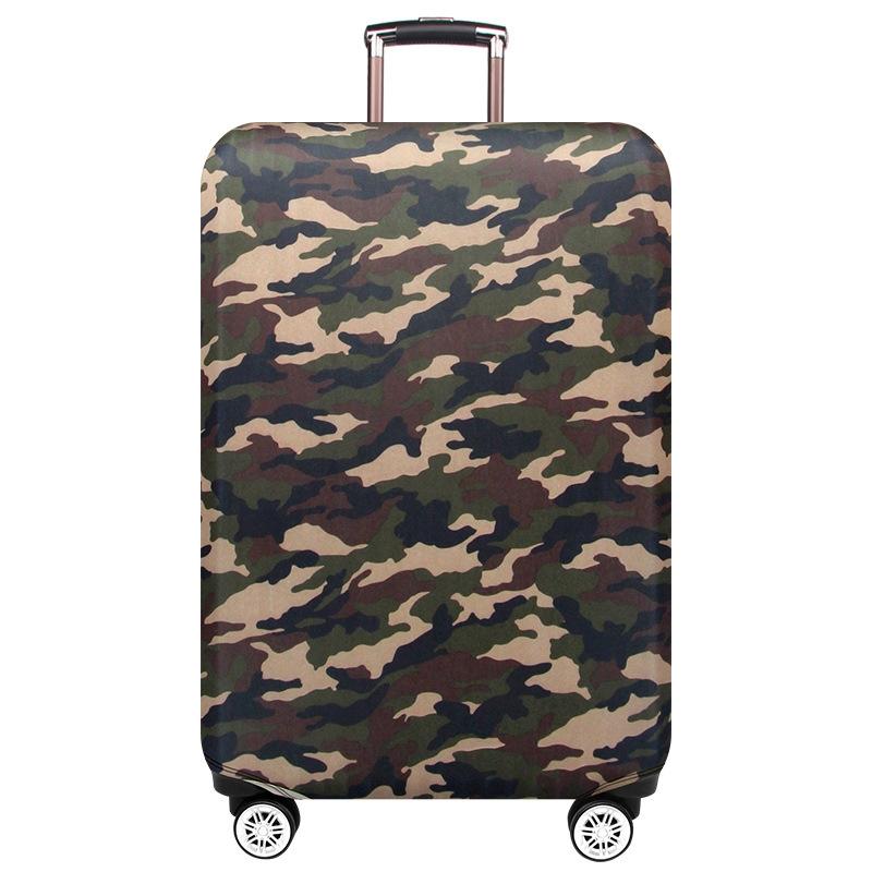 Protective Dustproof Cover for Travel Trolley Suitcase - Small Size - Camouflage 2 9