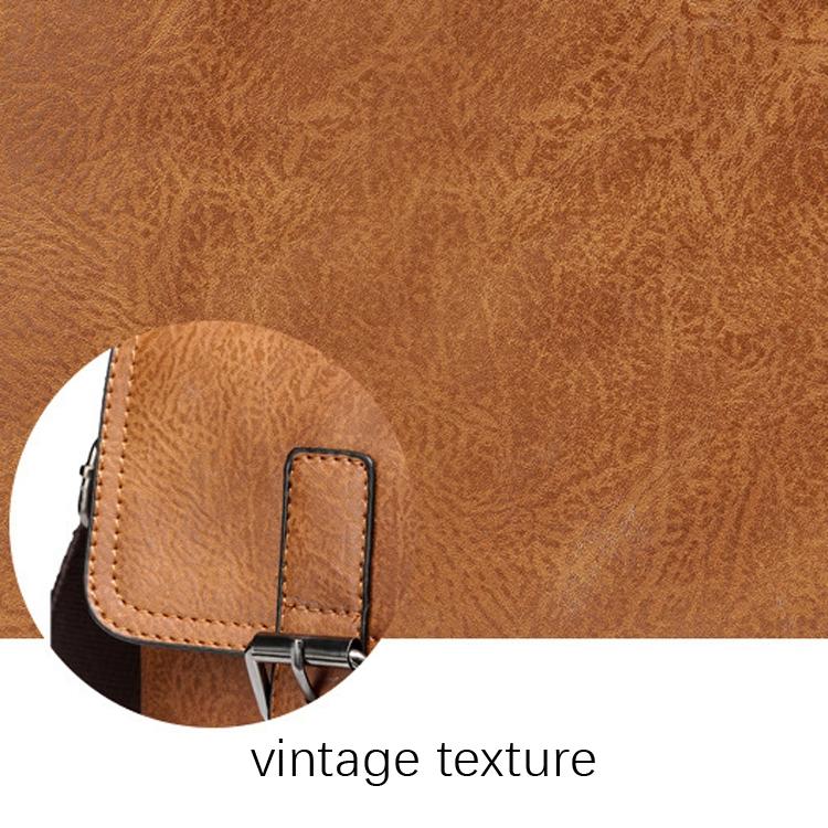 Retro Shoulder Bag For Men Large Capacity - Light Brown 8