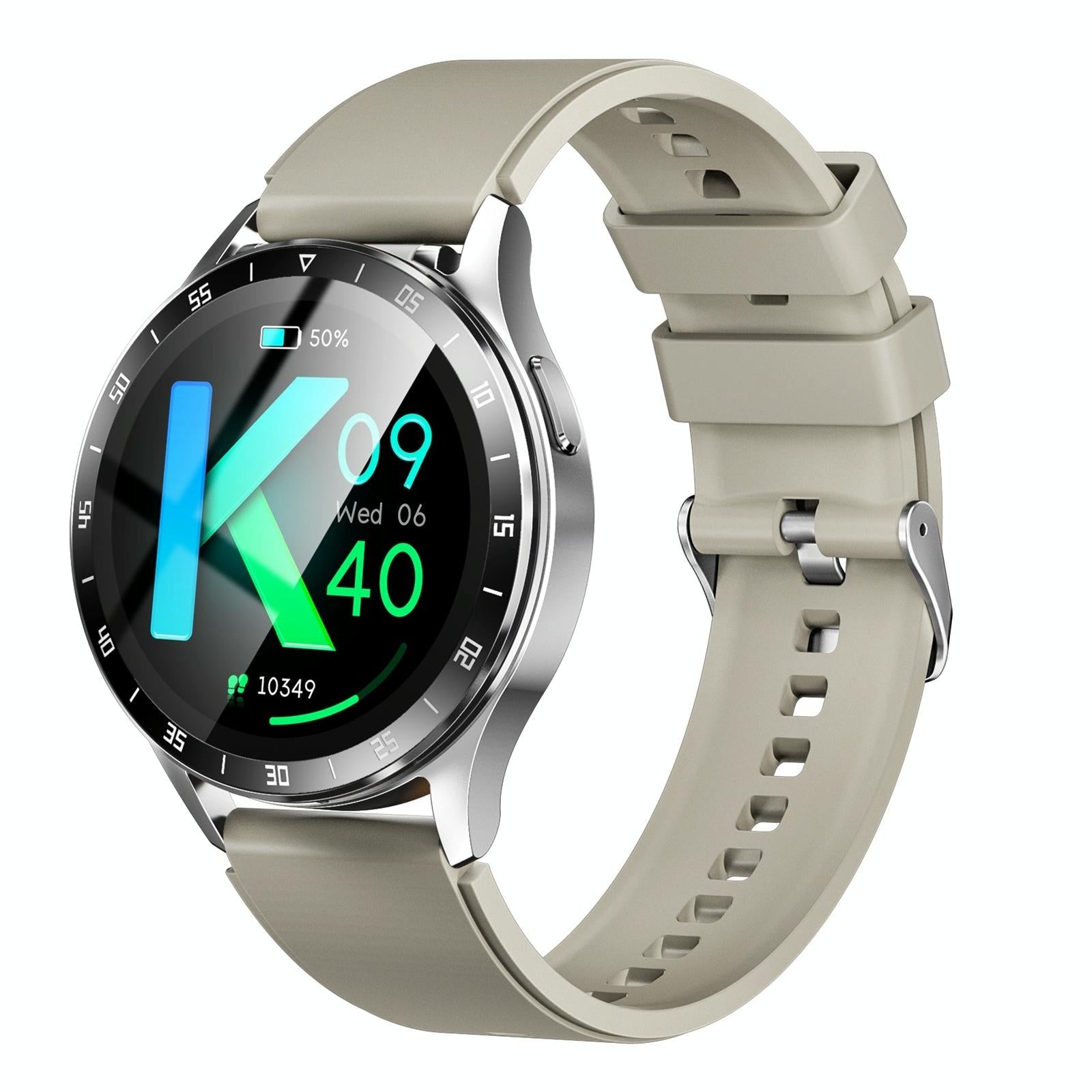 1.39 Inch Waterproof Bracelet Support Bluetooth Call / Nfc / Heart Rate - Silver 3