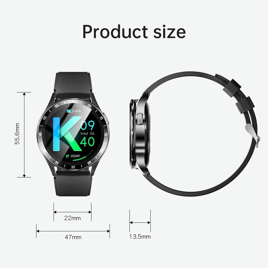 1.39 Inch Waterproof Bracelet Support Bluetooth Call / Nfc / Heart Rate - Silver 15