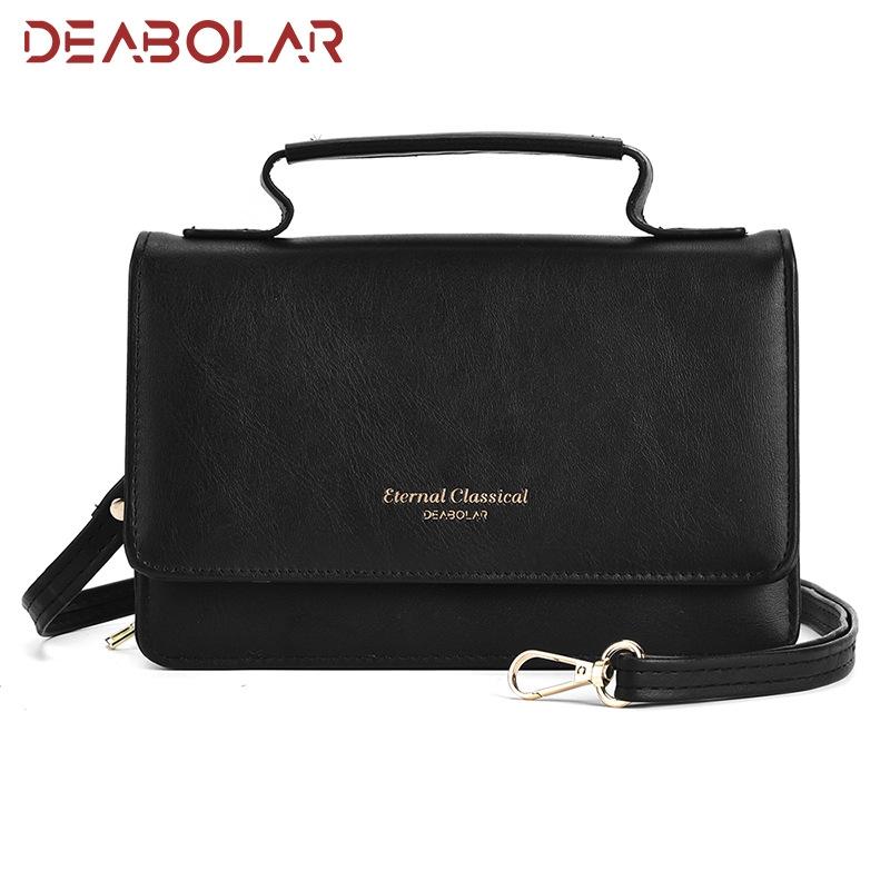Versatile Small Square Shoulder Phone Bag - Compact & Functional - Yellow