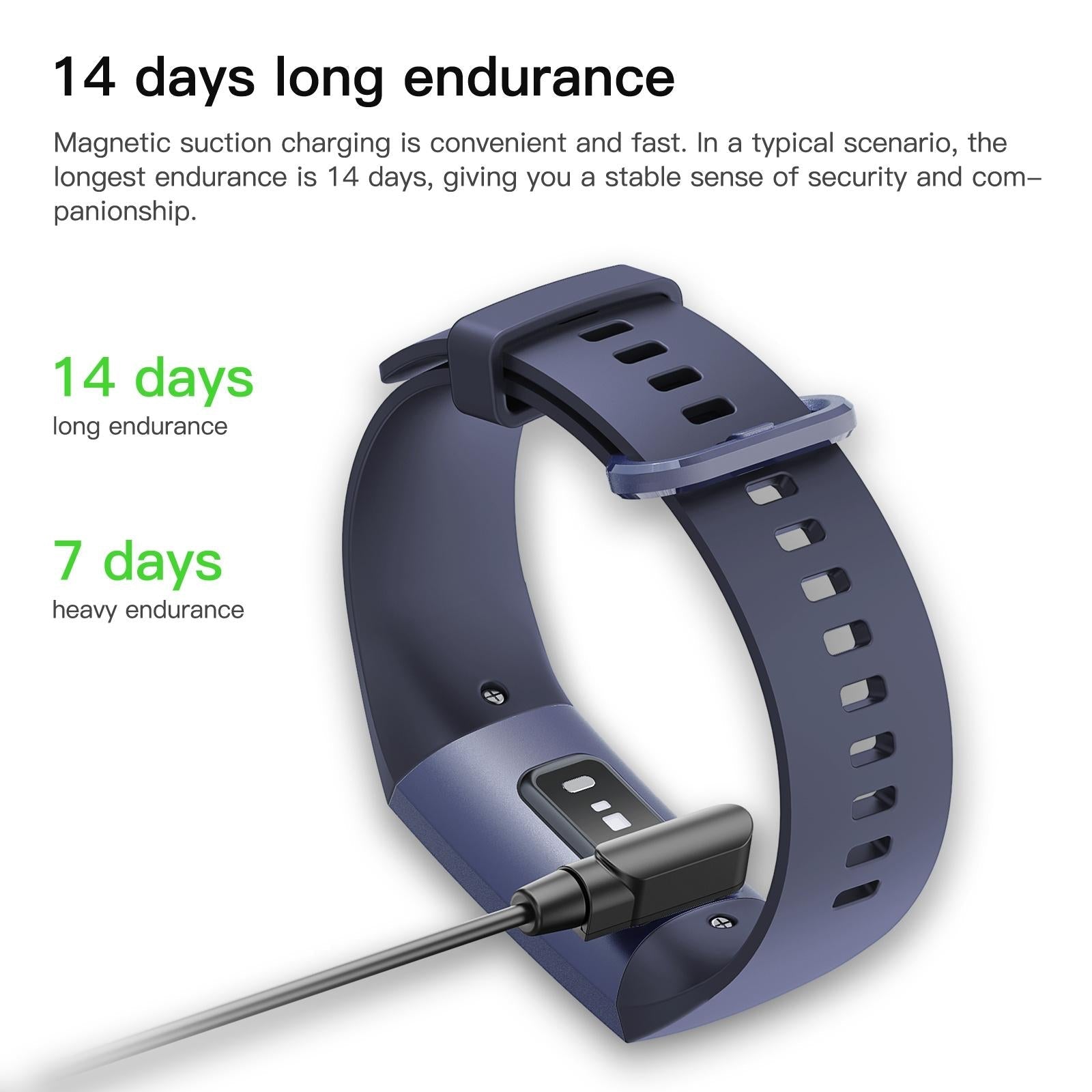 Waterproof C80 Fitness Tracker - Ip67 - Pink 14