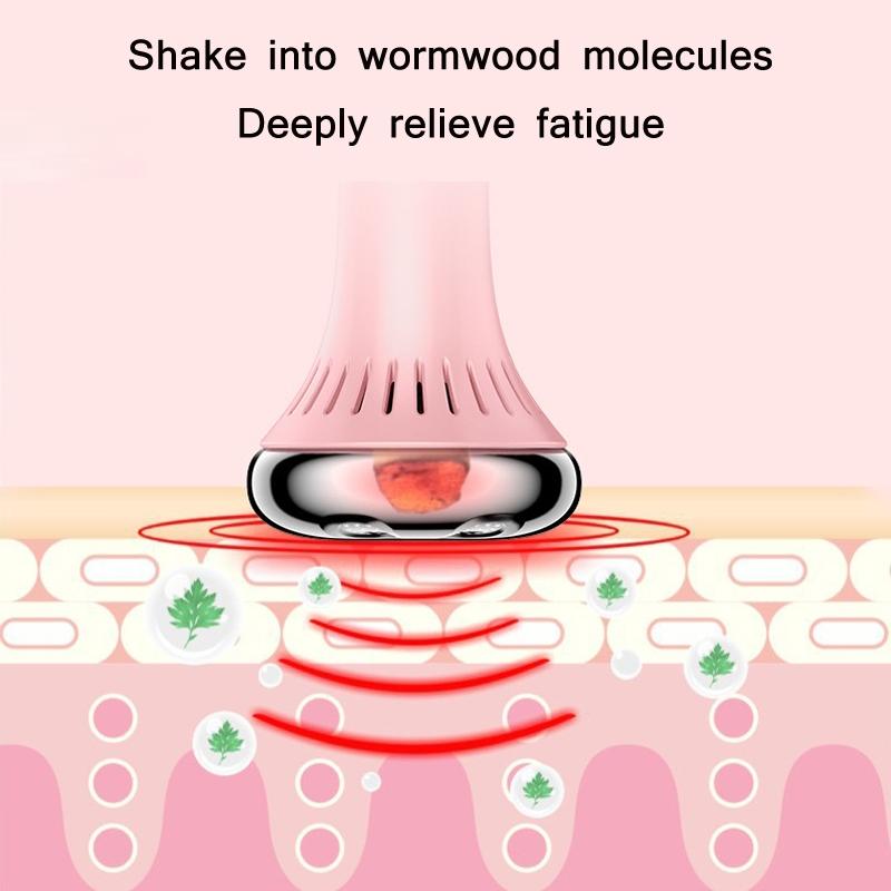 Smokeless Moxibustion Open Flame Massage Equipment - Pearl White 5