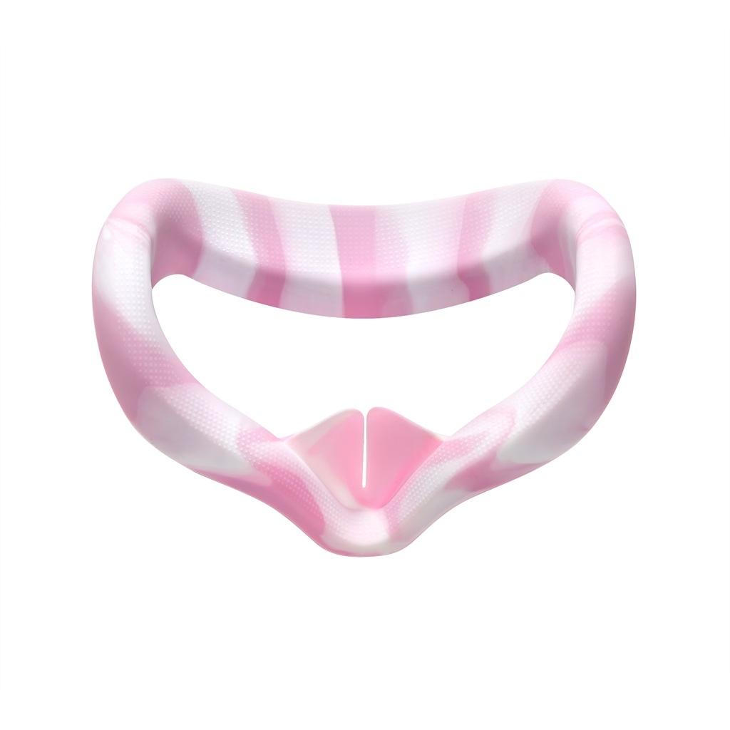 Silicone Vr Eye Cover for Oculus Quest 2 - Anti-sweat - White Pink 7