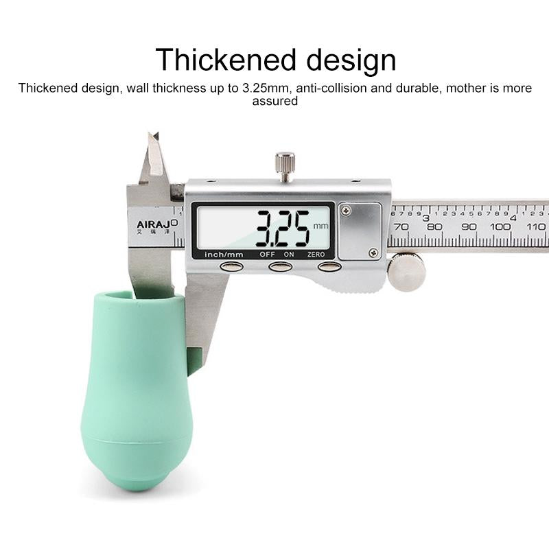 Childproof Silicone Door Handle Protector - Anti-collision Guard - Light Green 11