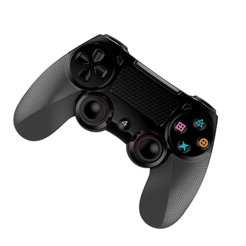Wireless Bluetooth Gamepad for Ps4 - Dual Vibration Touch Screen Light Audio - 2 Pcs - Blue 12