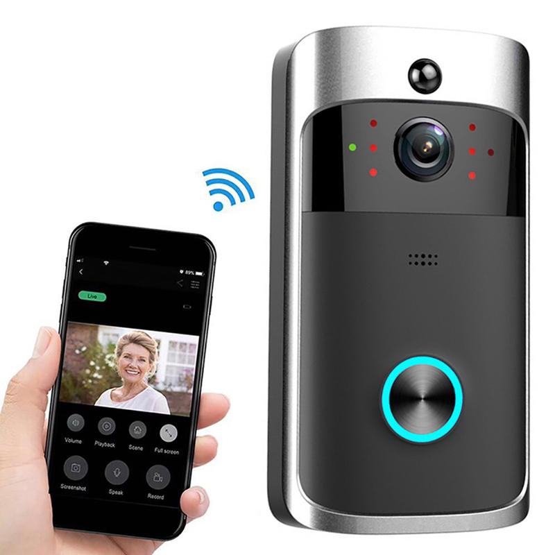 Smart Wifi Video Doorbell With Night Vision - Remote Monitoring 3