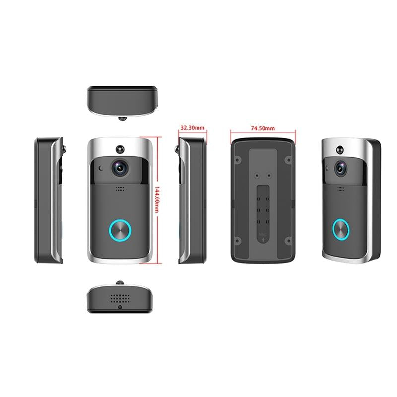 Smart Wifi Video Doorbell With Night Vision - Remote Monitoring 8