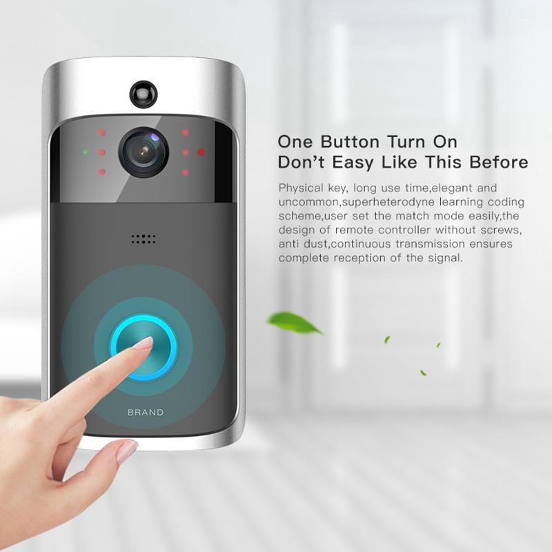 Smart Wifi Video Doorbell With Night Vision - Remote Monitoring 10