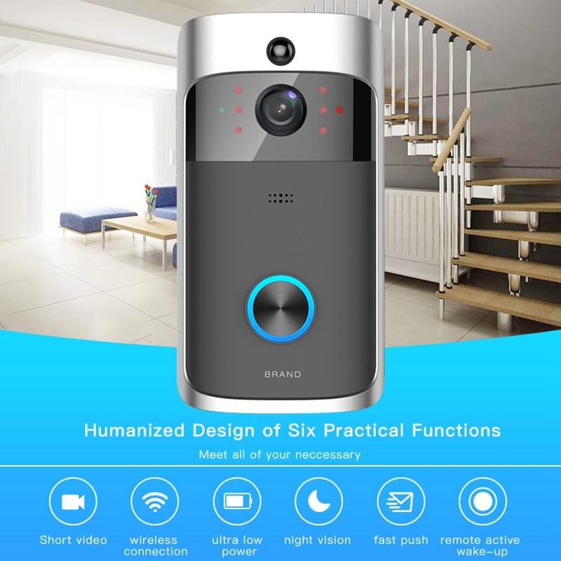 Smart Wifi Video Doorbell With Night Vision - Remote Monitoring 14