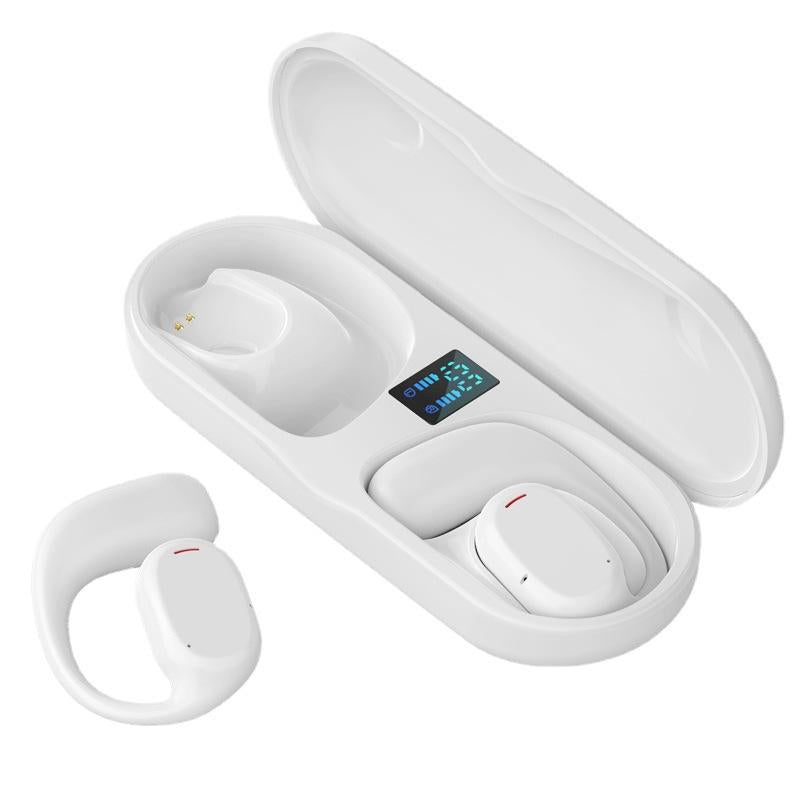 Wireless Bluetooth Sports Earphone - Js270 Hanging Ear Design - White 7