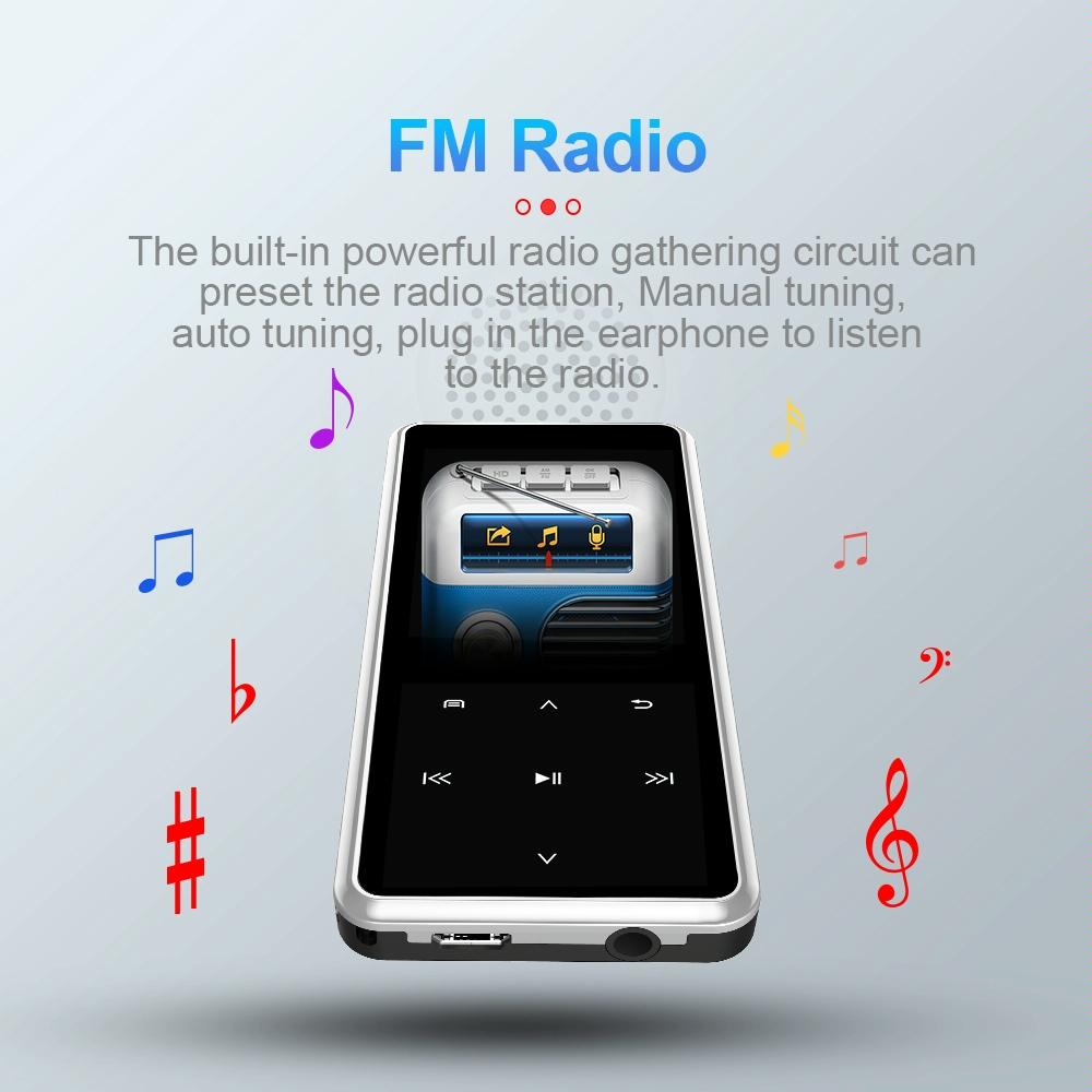 Portable Bluetooth Player 4Gb Capacity Silver 9