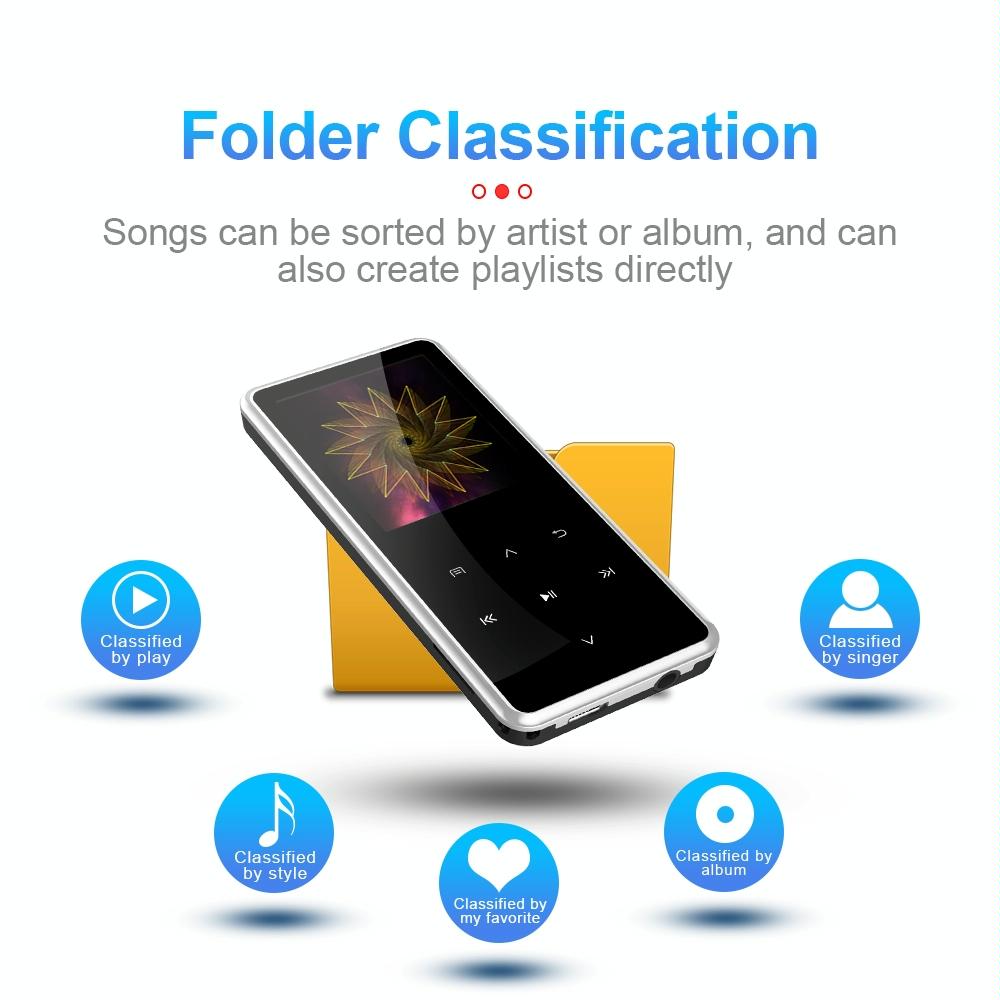 Portable Bluetooth Player 4Gb Capacity Silver 12