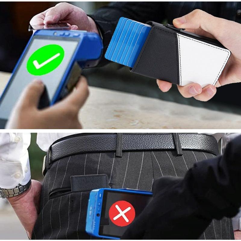 Anti-theft Rfid Leather Wallet - Secure Design - Green 5