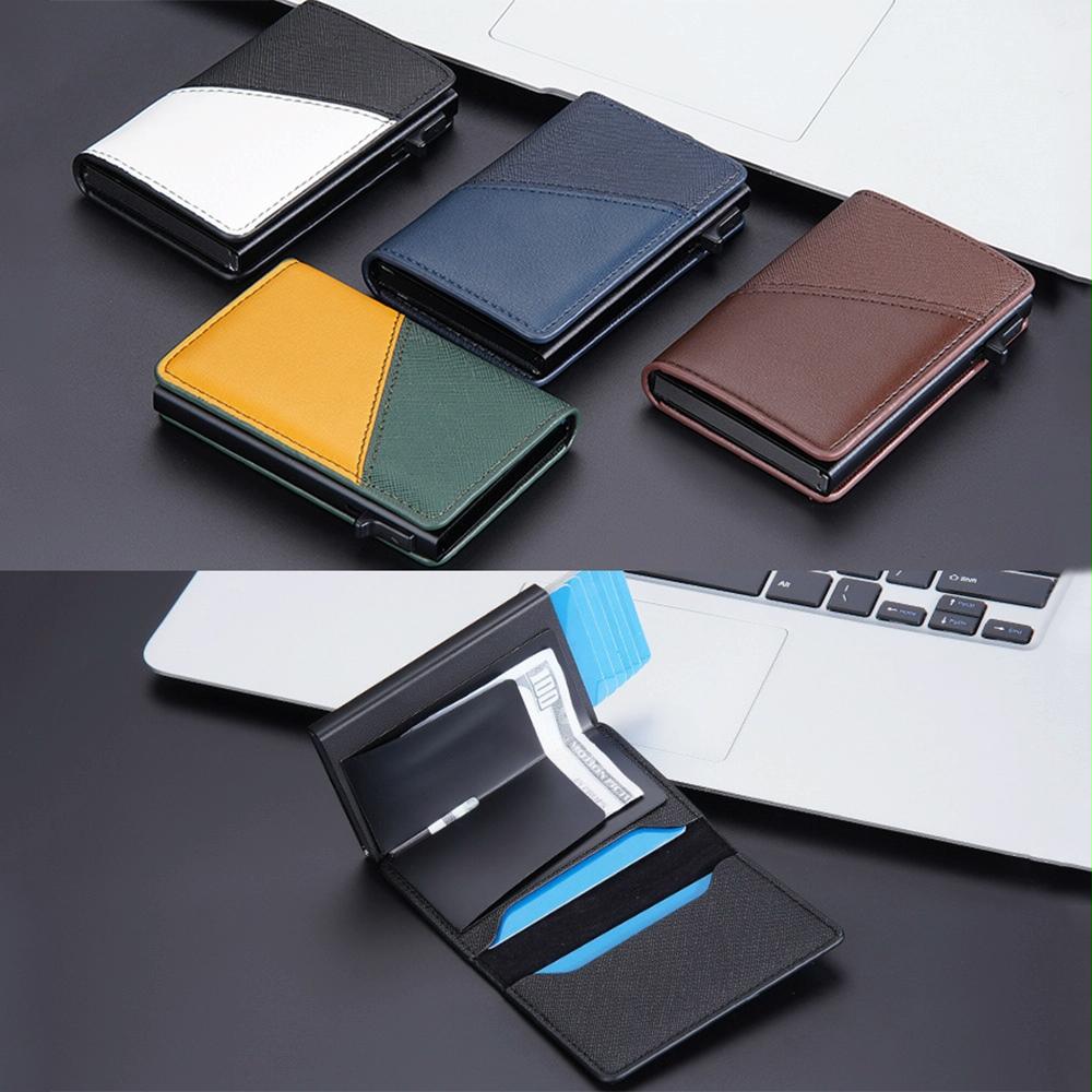 Anti-theft Rfid Leather Wallet - Secure Design - Green 6