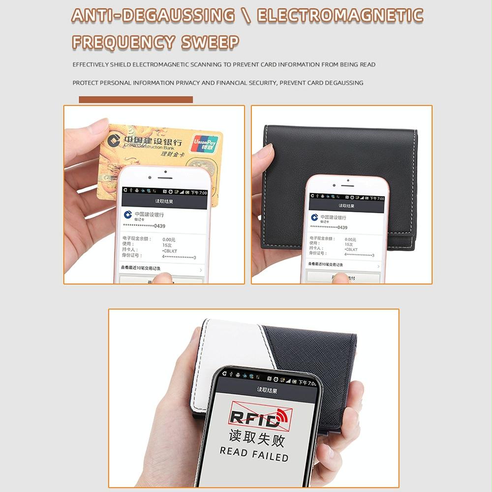 Anti-theft Rfid Leather Wallet - Secure Design - Green 13