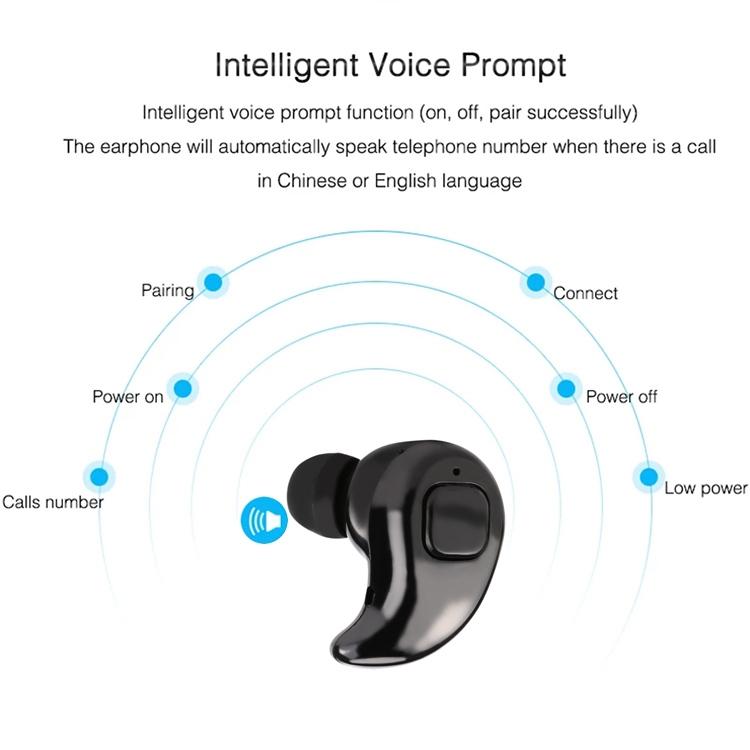 Wireless Bluetooth Earphone with Mic for Sports - S530x - Black 10