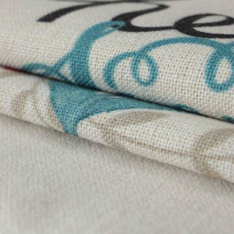 Cartoon Cotton Linen Drum Roller Washing Machine Dust Cover - 83x60x60cm Size - Rabbit 9