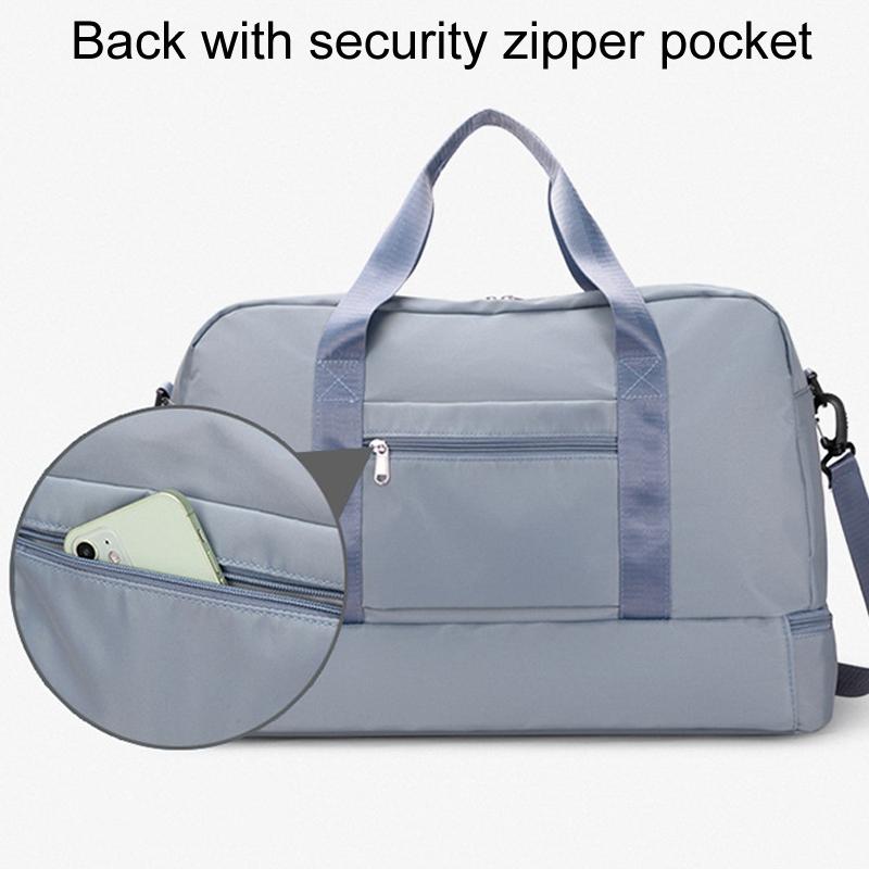 Lightweight Travel Duffel Bag Large Capacity - Blue 4