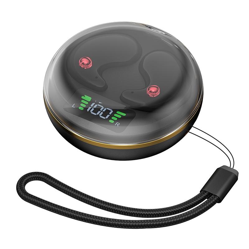 Mini Invisible Bluetooth Earphones with Charging Case - White 12