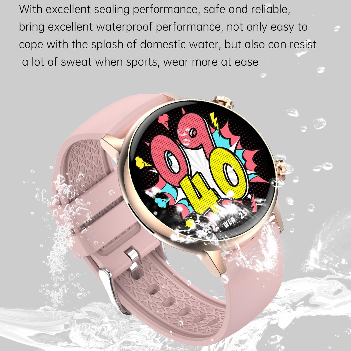 1.1 Inch Smart Stainless Steel Band Watch Support Bluetooth Call / Blood Oxygen Monitoring - Black 10