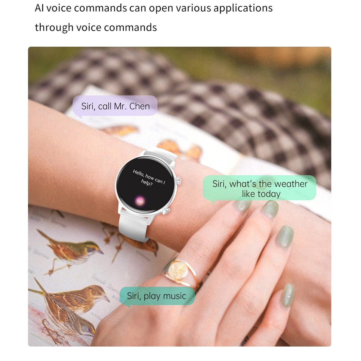 1.1 Inch Smart Stainless Steel Band Watch Support Bluetooth Call / Blood Oxygen Monitoring - Black 12