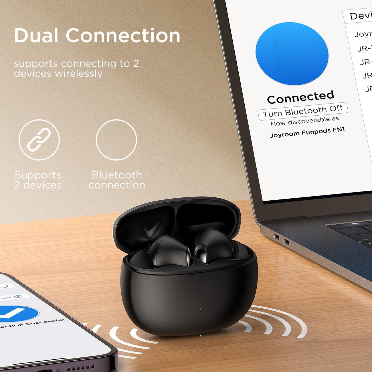 True Wireless Funpods Bluetooth Earphones - White 7