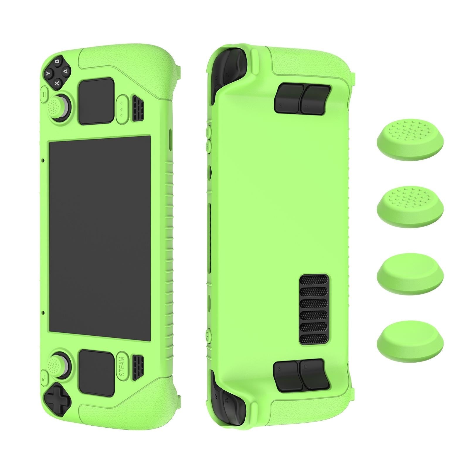 Silicone Game Controller Cover with 4 Key Caps - Protective - Red 3