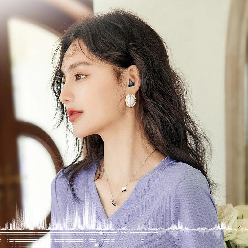 Comfortable Wireless Bluetooth Earphones - Noise Canceling - Skin Colour 3