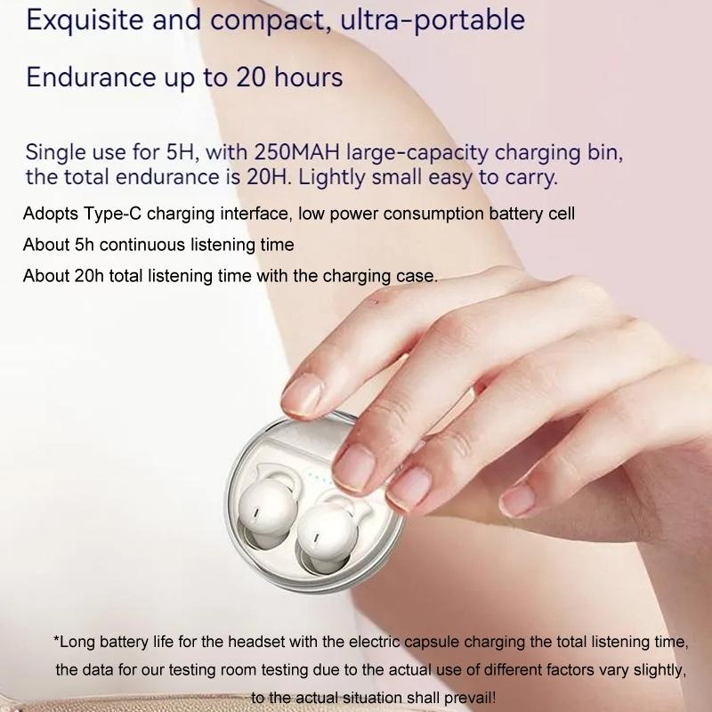 Comfortable Wireless Bluetooth Earphones - Noise Canceling - Skin Colour 8