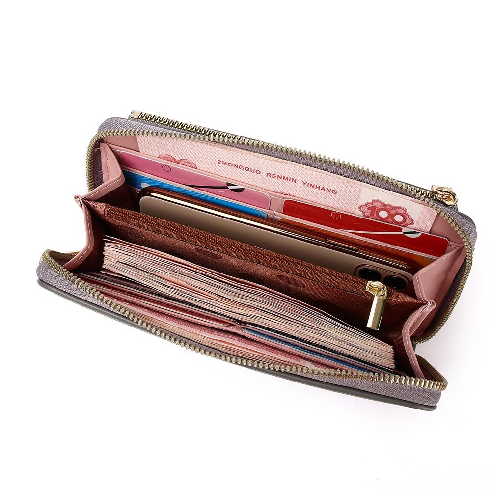 Touch Screen Cross Body Phone Bag Large Capacity - Red 6