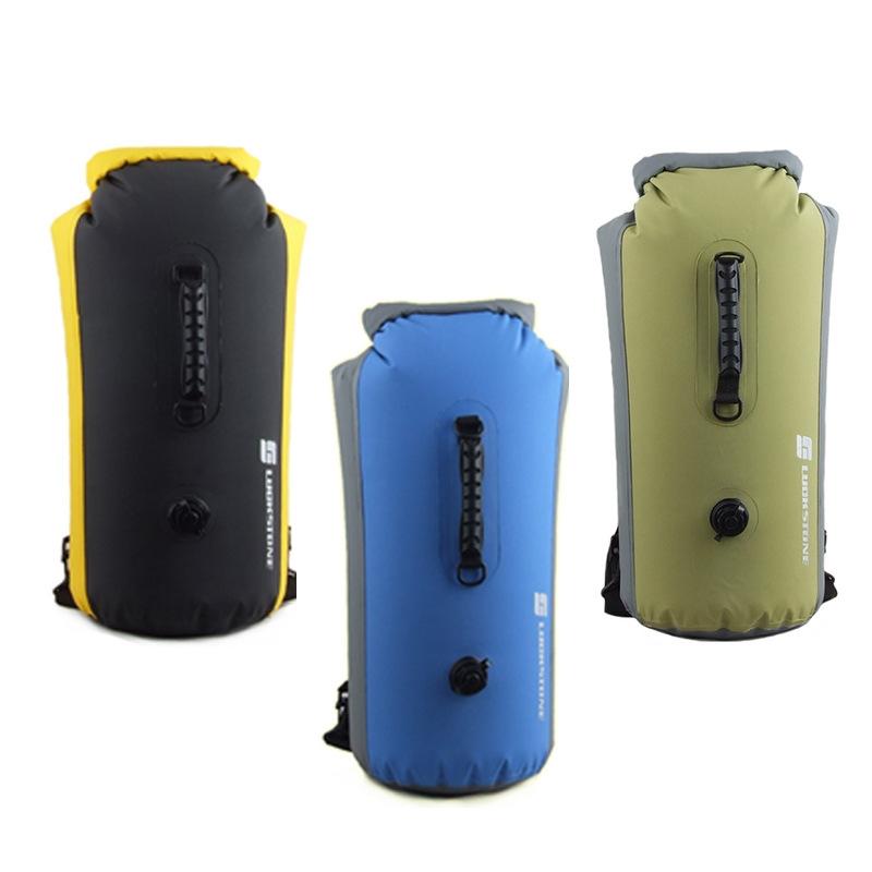Waterproof Rafting Backpack For Outdoor Activities - Yellow Black 3