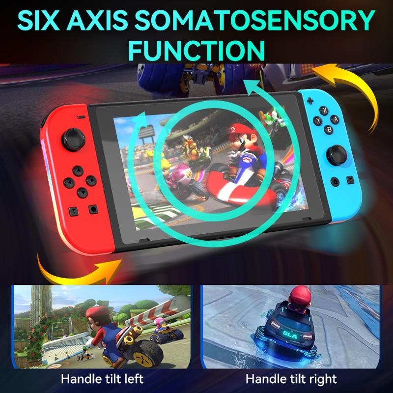 Nintendo Switch Gamepad with Rgb Lights - Green Blue 14