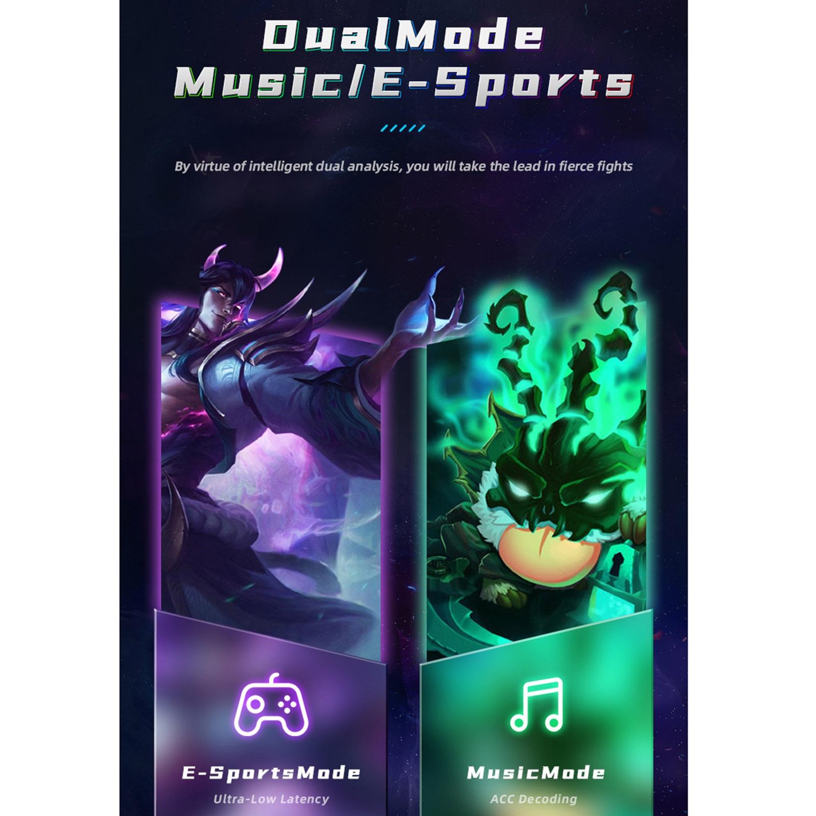 Wireless Gaming Bluetooth Earbuds Options - Blue 3
