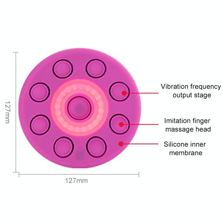 Anti-Sagging Bluetooth Breast Massager Remote Control Purple 3