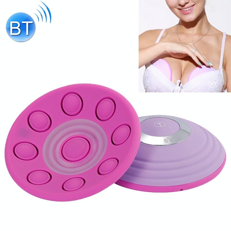 Anti-Sagging Bluetooth Breast Massager Remote Control Purple 4
